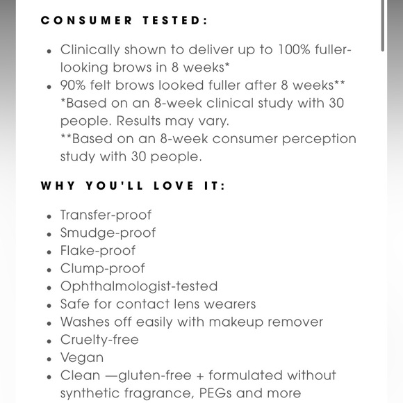 NWT bareMinerals Strength & Length Serum-Infused Brow Gel, Coffee - Picture 11 of 11